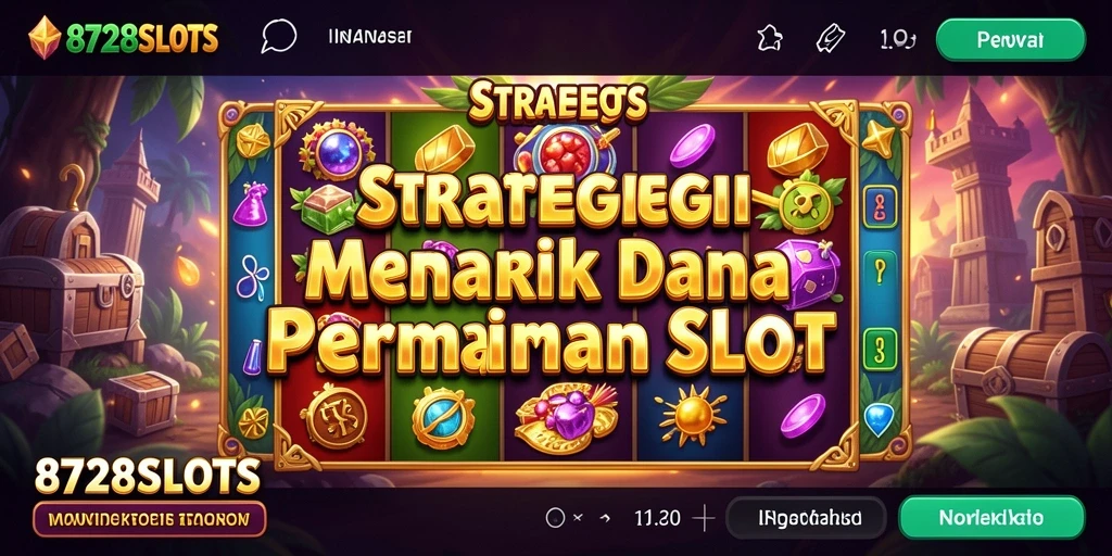 Tampilan menggenggam dari gameplay strategis 8728SLOTS.