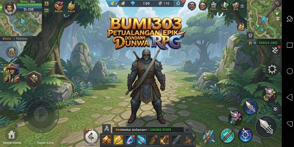 Gameplay BUMI303 menampilkan petualangan seru di dunia RPG.