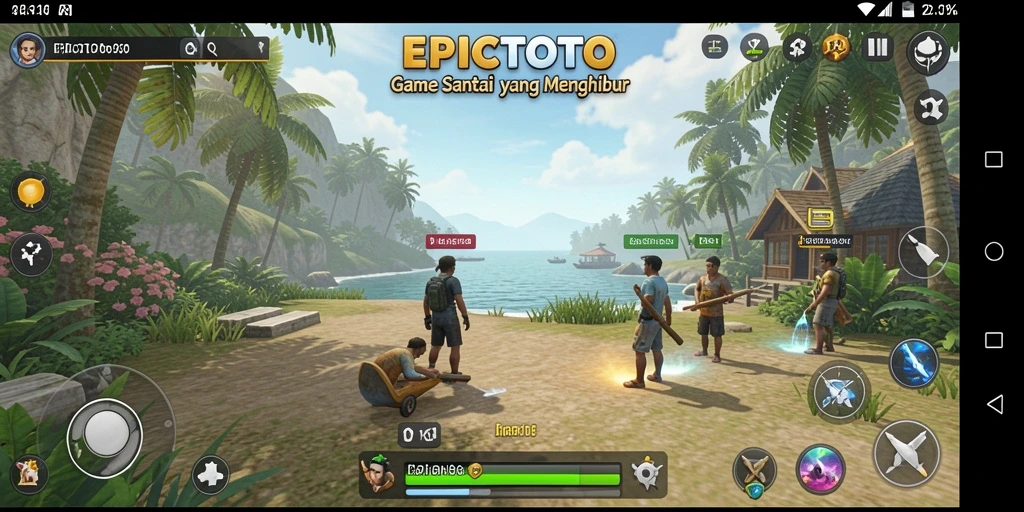 Menampilkan gameplay EPICTOTO yang penuh warna dan menyenangkan.