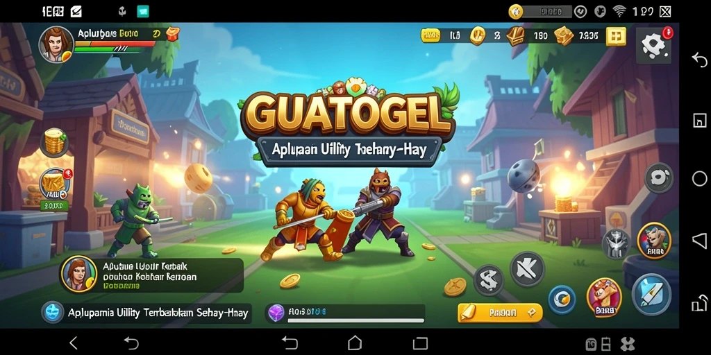 Tampilan utama GUATOGEL menampilkan antarmuka yang user-friendly dan fungsional.