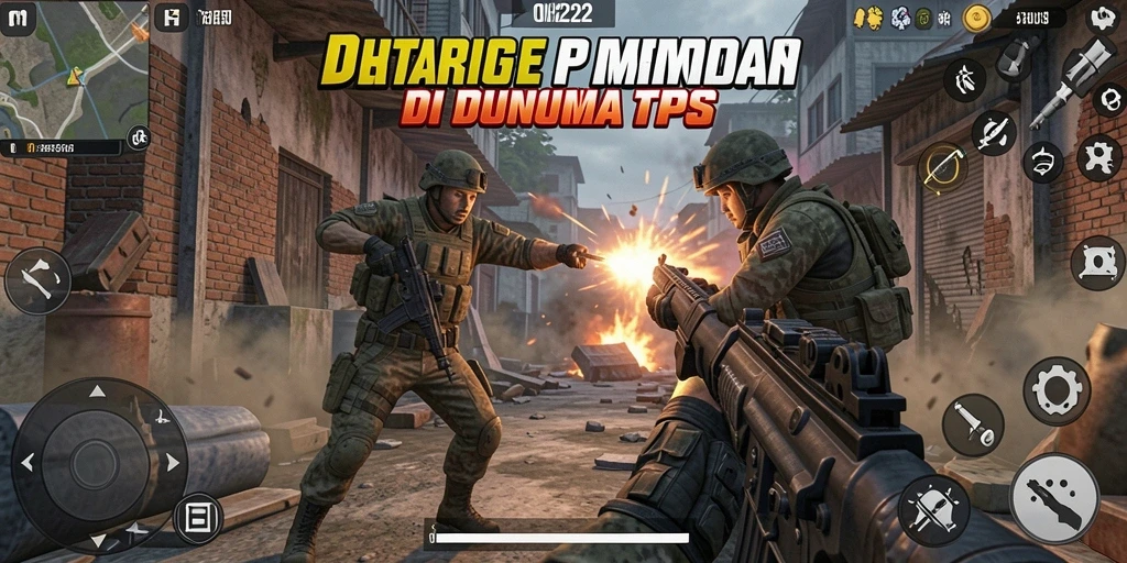 Tampilan gameplay menegangkan dari OH222 dalam mode TPS.