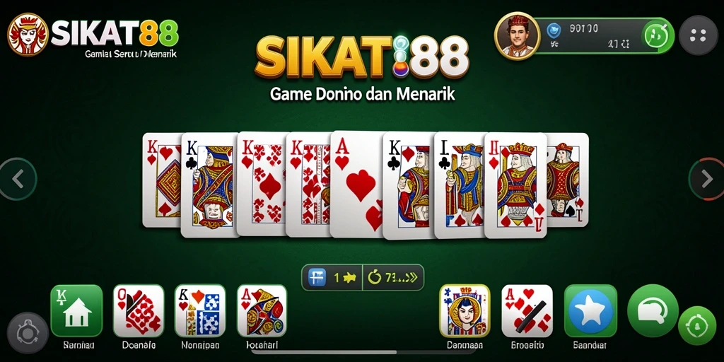 Tampilan gameplay seru SIKAT88 yang menarik dan interaktif.