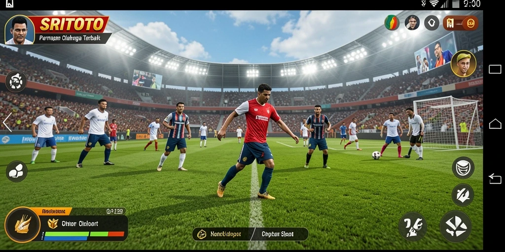 Tampilan gameplay menarik dalam permainan olahraga SRITOTO.