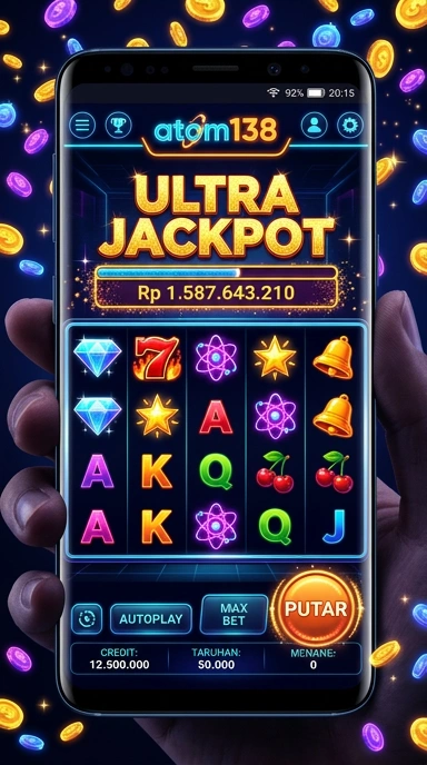 Tampilan antarmuka aplikasi atom138 yang intuitif.
